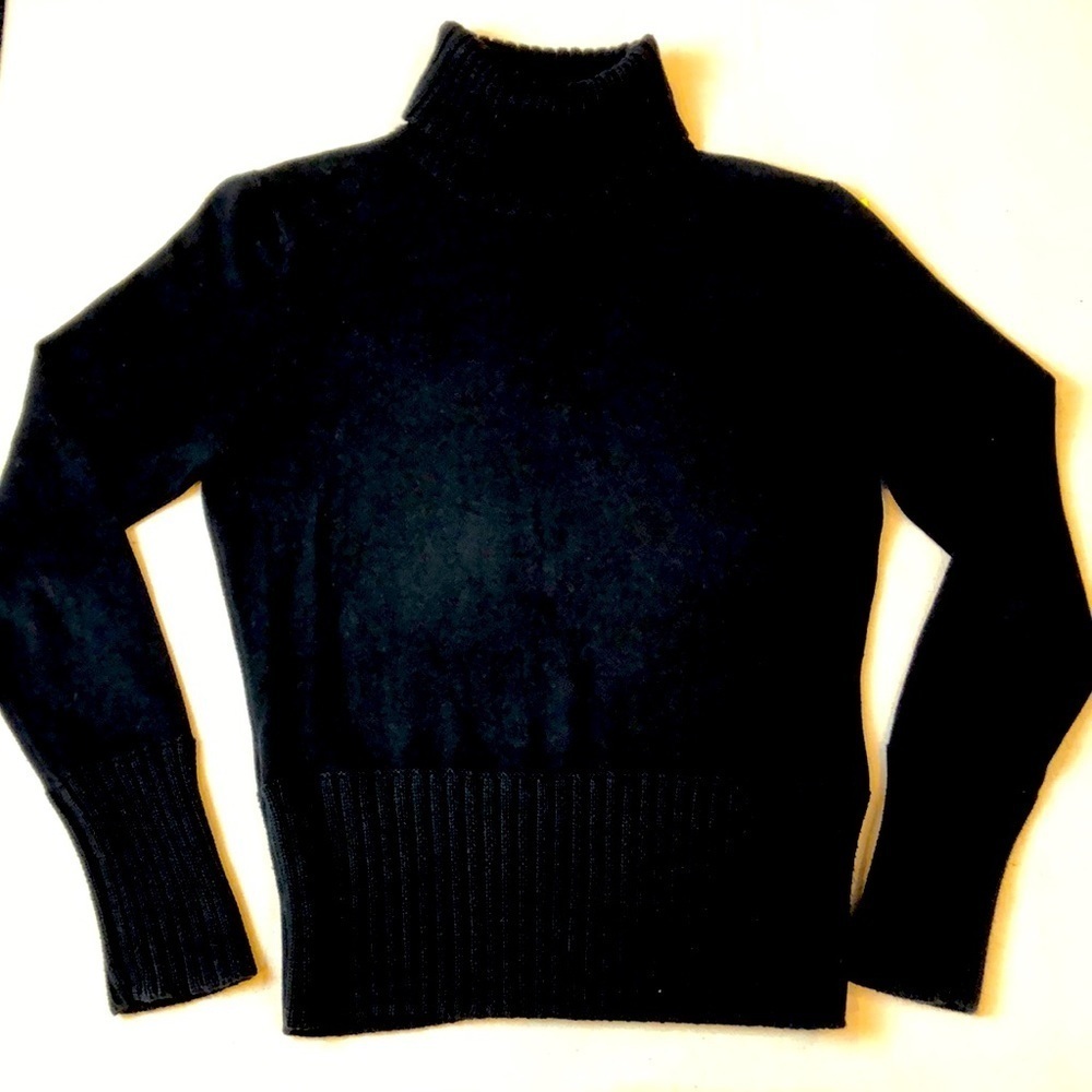 111 State Ribbed Cotton Blend Turtleneck M